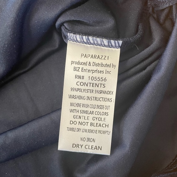 Paparazzi Velvet Cami (midnight blue) - Picture 7 of 11